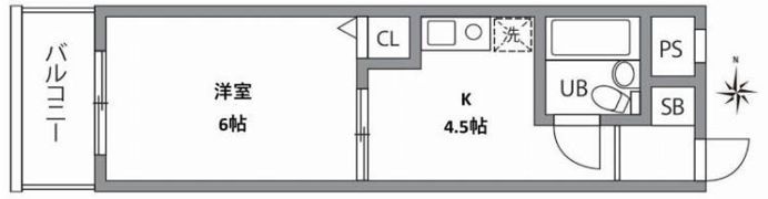 フローラル千歳台の間取り画像