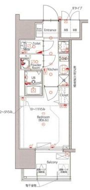MAXIV新栄の間取り画像