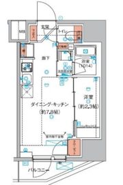 ハーモニーレジデンス巣鴨山手インサイドの間取り画像