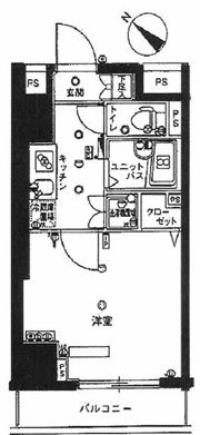スカイコート田端第3の間取り画像