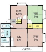 メゾンパストラルBの間取り画像