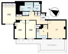 ハイネス麻布鳥居坂の間取り画像