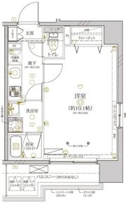 ディアレイシャス大須観音の間取り画像