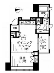 プライムアーバン四谷外苑東の間取り画像