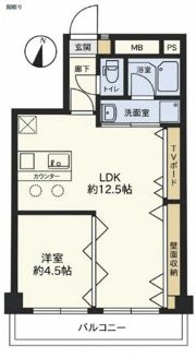 朝日関口マンションの間取り画像