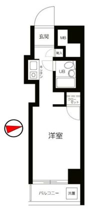 スカイコート入谷の間取り画像