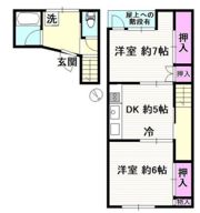 木下アパートの間取り画像