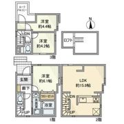 江古田戸建の間取り画像