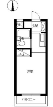 スカイコート久我山の間取り画像