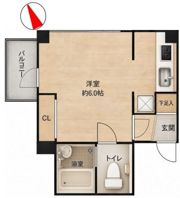 恵比寿ウエストの間取り画像