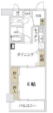 東海文京マンションの間取り画像