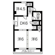 Court八家(ヤツヤ)の間取り画像