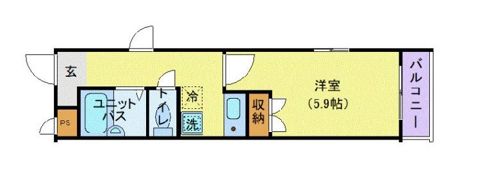 タケオグレース御苑の間取り画像