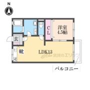 生駒川パークハイツの間取り画像