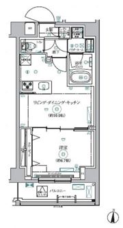 RELUXIA森下Ⅱの間取り画像
