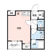ベルシードステアーアルファ西日暮里の間取り画像