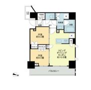 ライオンズ千代田岩本町ミレスーKDAの間取り画像