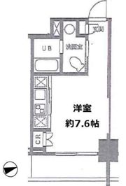カスタリア門前仲町Ⅱの間取り画像