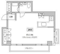 シャローム駒場の間取り画像