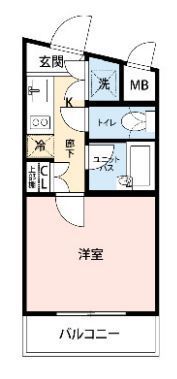 ルーブル中目黒の間取り画像