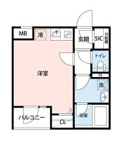 ベルシードステアーアルファ西日暮里の間取り画像