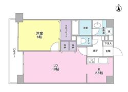 クレールⅡ川原の間取り画像