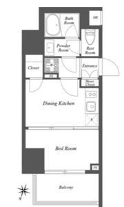 THE GATEHOUSE雑司が谷の間取り画像