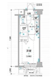 リヴシティ新宿壱番館の間取り画像