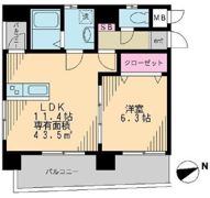 ベルウッド浅草の間取り画像