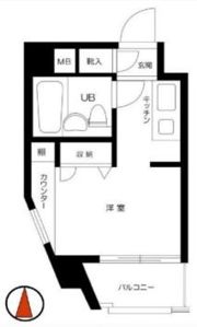 フェニックス西新宿5丁目弐番館の間取り画像
