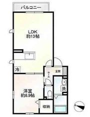 ふじのハイムⅡの間取り画像
