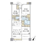 パークホームズ市ヶ谷ヒルトップレジデンスの間取り画像