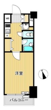 パークウェル三田の間取り画像