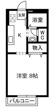 サンパークCERA B棟 Bの間取り画像