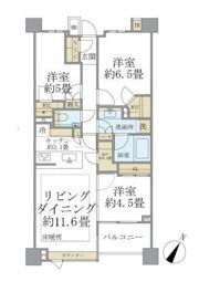 パークホームズ市ヶ谷ヒルトップレジデンスの間取り画像