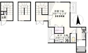 カーサ初音の間取り画像