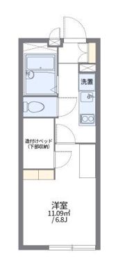 レオパレスプリマベーラ荻窪の間取り画像