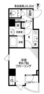 ガラ・ステージ森下の間取り画像