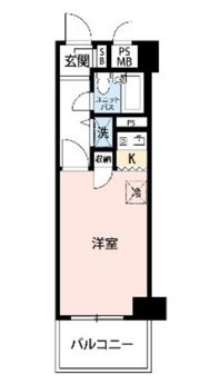 ライオンズマンション新宿五丁目の間取り画像
