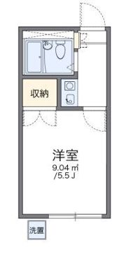 レオパレスサンハイムの間取り画像