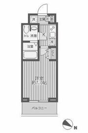 レジディア蒲田の間取り画像