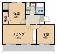 クレールフラットの間取り画像