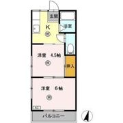 コーポ渡辺Ⅱの間取り画像