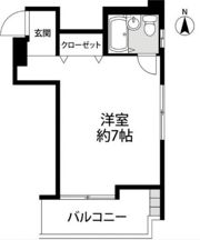 グローバルブリッジビルの間取り画像