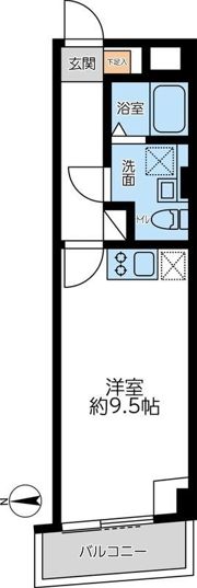 グランカーサ馬込Ⅰの間取り画像