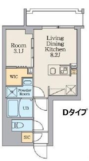 Garden Xavis不動前の間取り画像