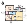 ヴィラコートAの間取り画像