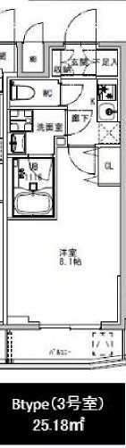 S-RESIDENCE両国park sideの間取り画像
