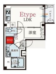 b’CASA牛込柳町の間取り画像