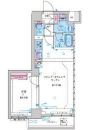 ジェノヴィア鐘ヶ淵の間取り画像